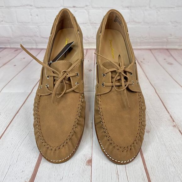 Tommy Bahama Nahara Cognac Boat Loafers Women’s Size 10M - Picture 6 of 12